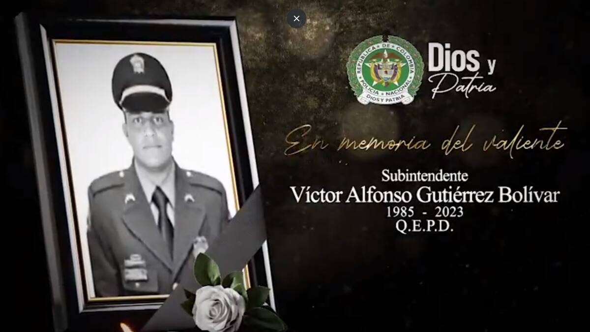 Asesinan a un policía en Valledupar cuando adelantaba una requisa contra delincuentes