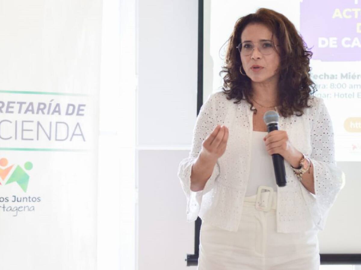 Cartagena necesita ser repensada con innovación: secretaria de hacienda