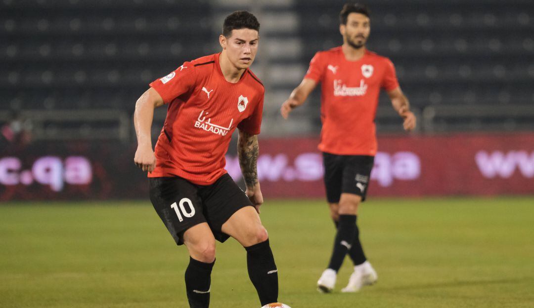 James Rodríguez, futbolista del Al-Rayyan de Catar