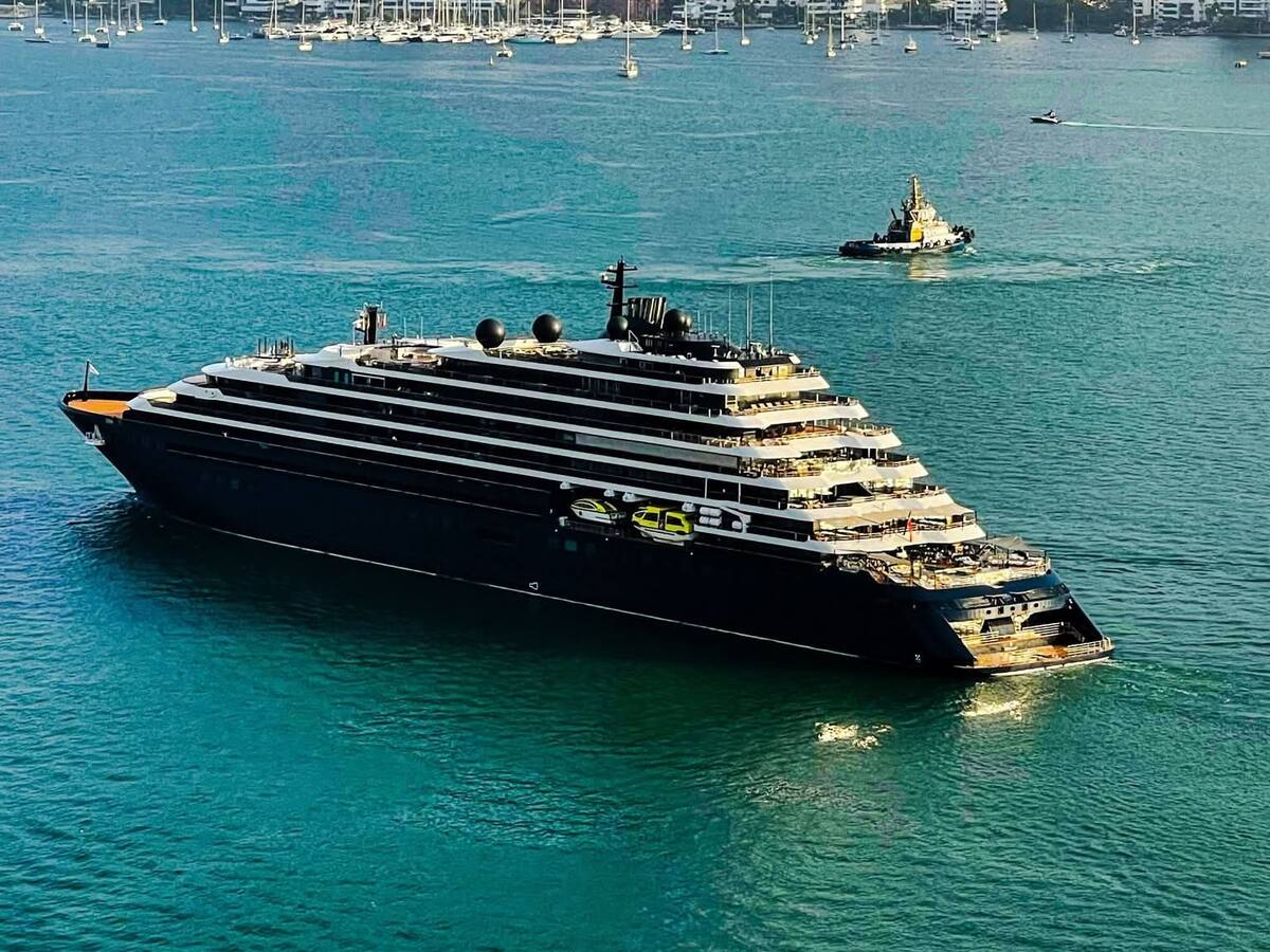 Se encuentra en Cartagena el Evrima, el primer crucero de ultralujo tipo yate