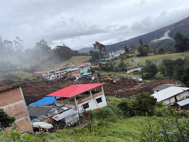 Avalancha en Mallama- Foto: Gobernación de Nariño