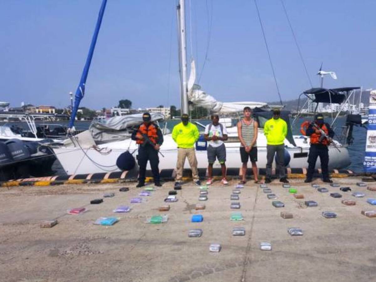 Incautan cocaína en aguas de la bahía de Cartagena
