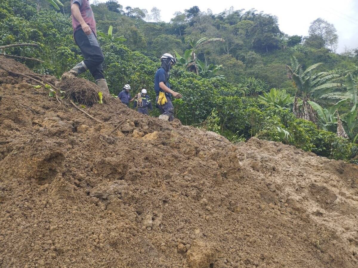 Hallado sin vida el campesino que había desaparecido en un derrumbe registrado Salamina