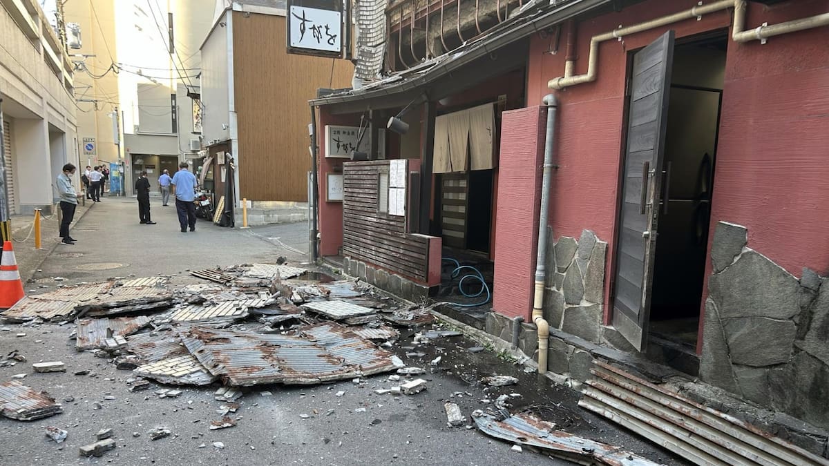 Se escucharon explosiones y hay personas atrapadas en AEON: testigo terremoto en Japón