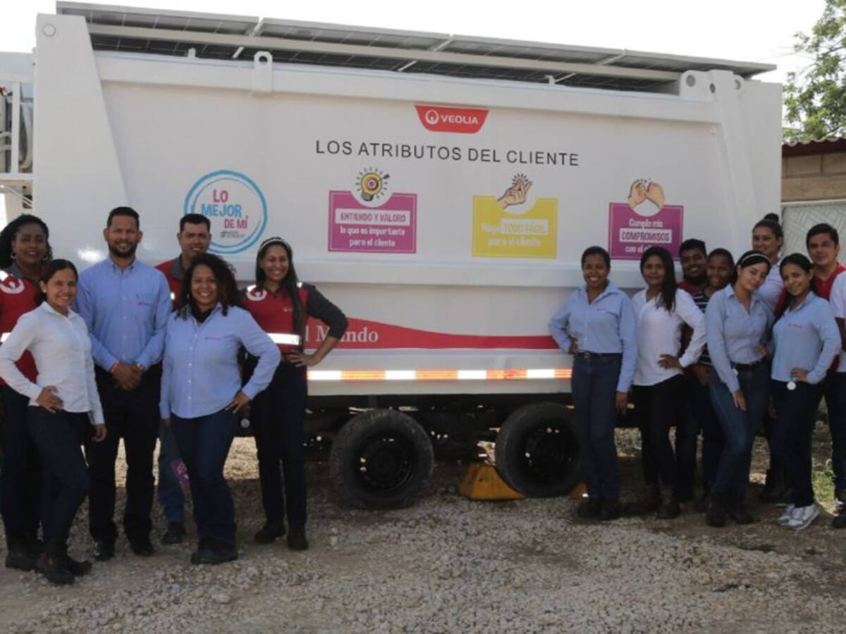 Nueva oficina móvil sostenible para usuarios de Veolia Cartagena