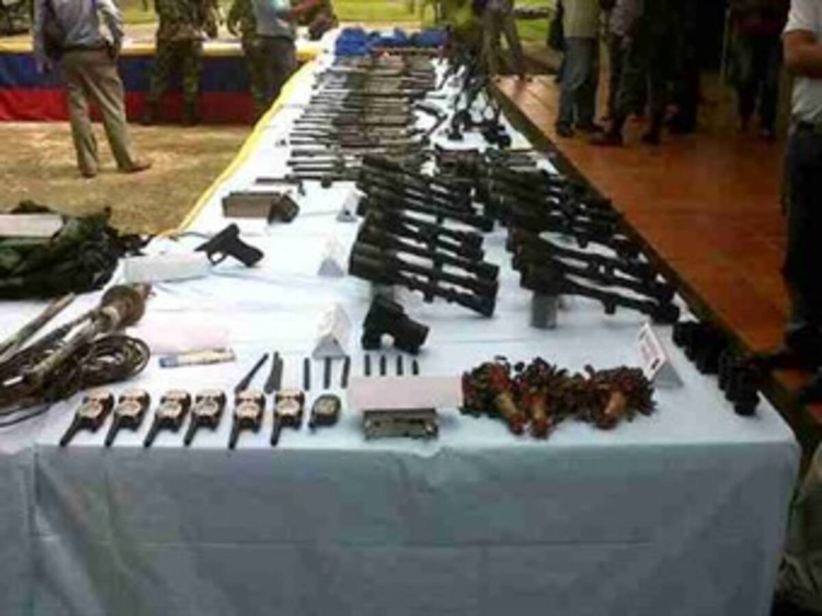 Incautan arsenal de las Farc en Ecuador