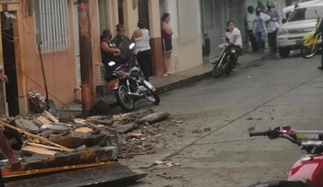 Lugar de la tragedia en Chinchiná, Caldas. Foto: César Marín.