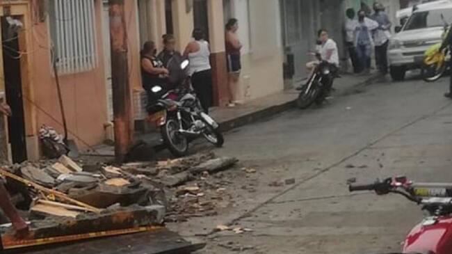 Lugar de la tragedia en Chinchiná, Caldas. Foto: César Marín.