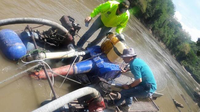 Minería ilegal Caldas