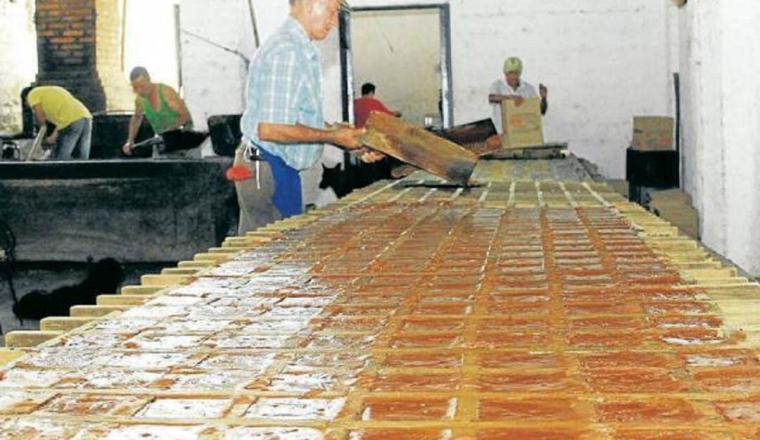 Producción de panela.