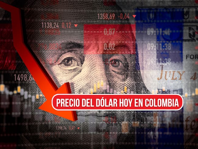 Persona contando dólares en su mano. Precio del dólar hoy en Colombia (Getty Images)