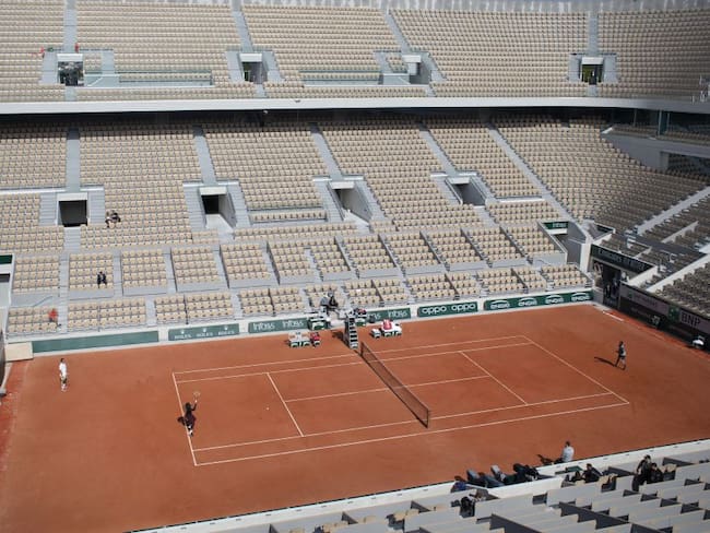 Estadio Philippe Chatrier durante la edición 2019 de Roland Garros.