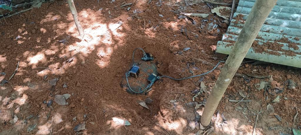 Explosivos encontrados en Tarazá- foto cortesía