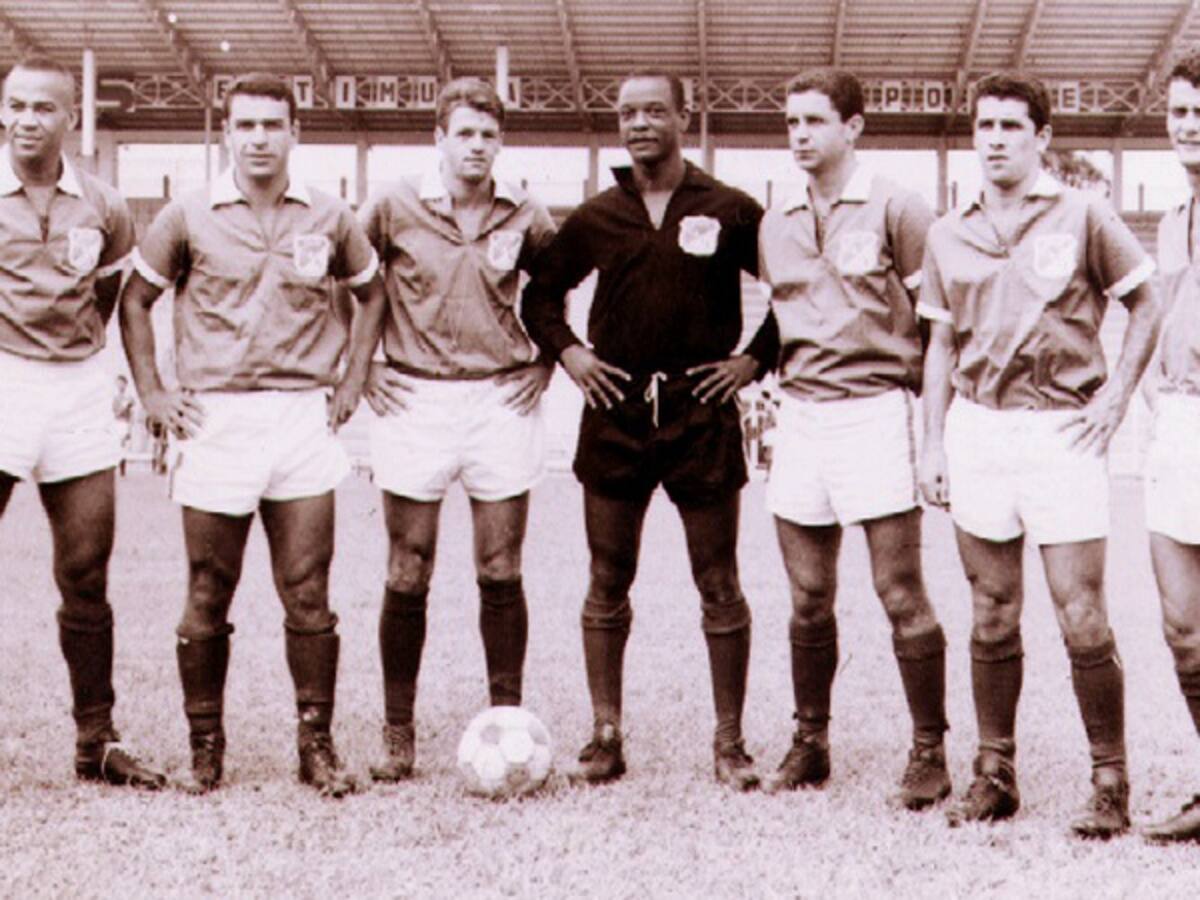 Los jugadores brasileños del Cali en el año 1964