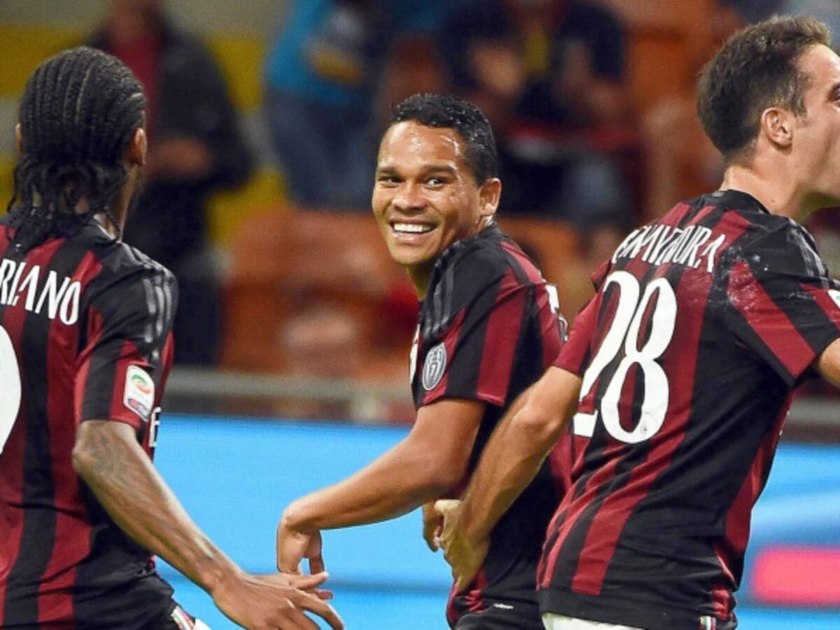 Estoy cumpliendo los objetivos, quiero dejar mi huella en el Milan: Carlos Bacca