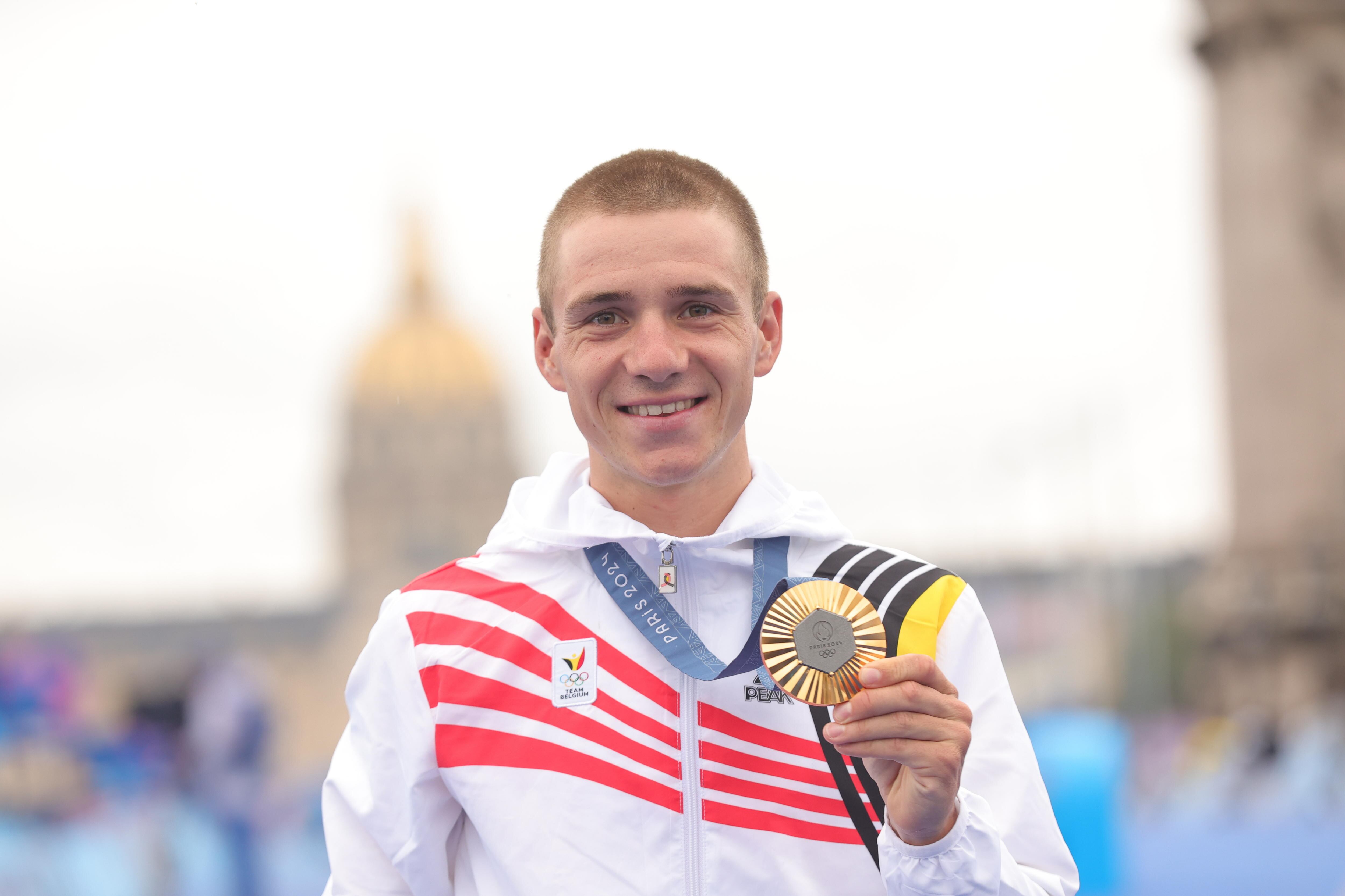 Remco Evenepoel se queda con el oro olímpico en la contrarreloj. (Ciclismo, Bélgica, Francia) EFE/EPA/TERESA SUAREZ