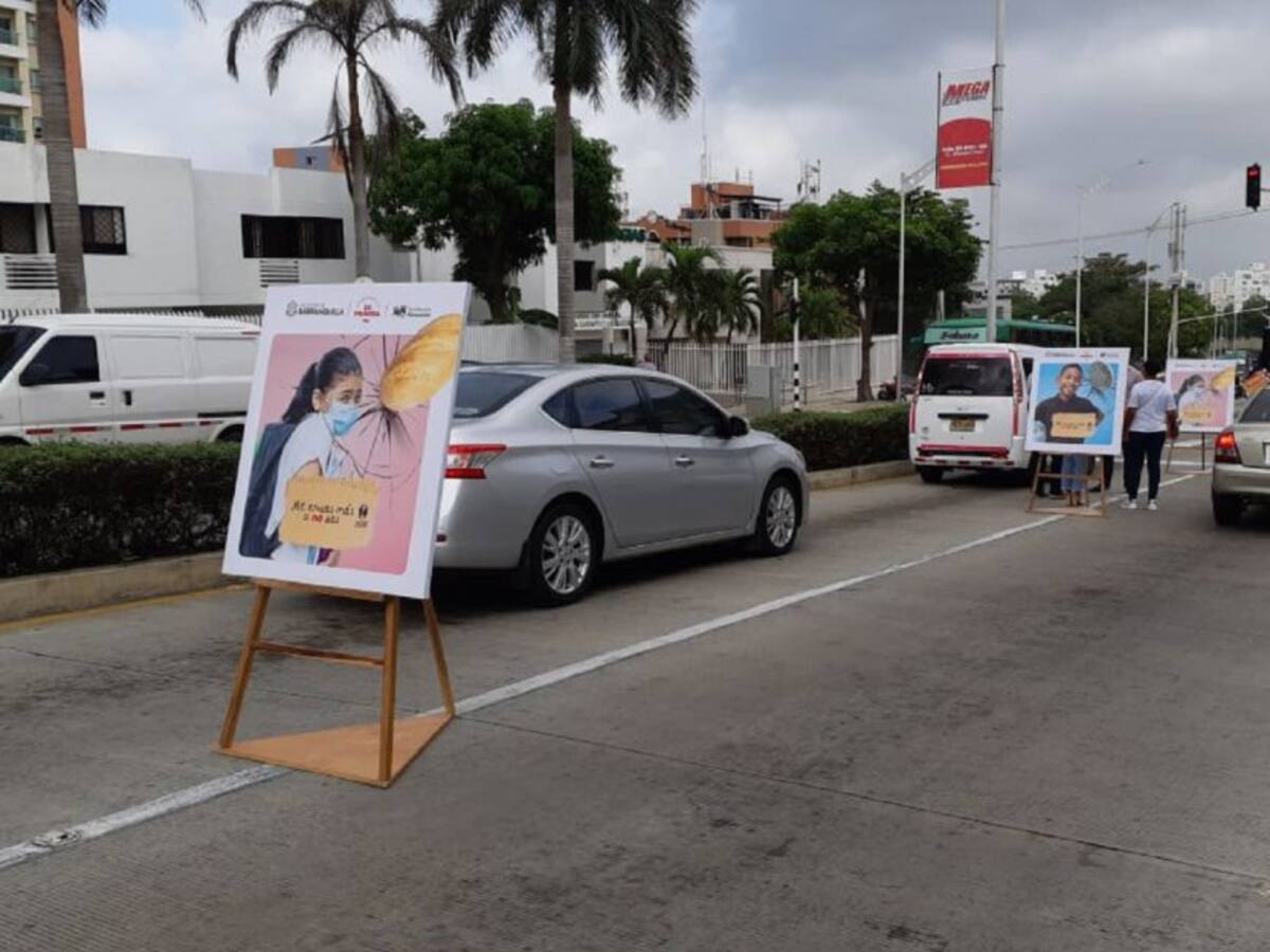 Iniciativa contra el trabajo infantil se toma semáforos en Barranquilla