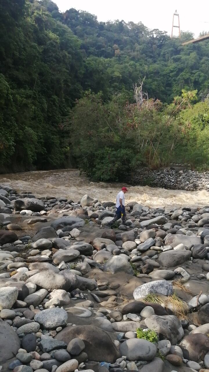 Río Coello a la altura del balneario El Espumoso en el Tolima