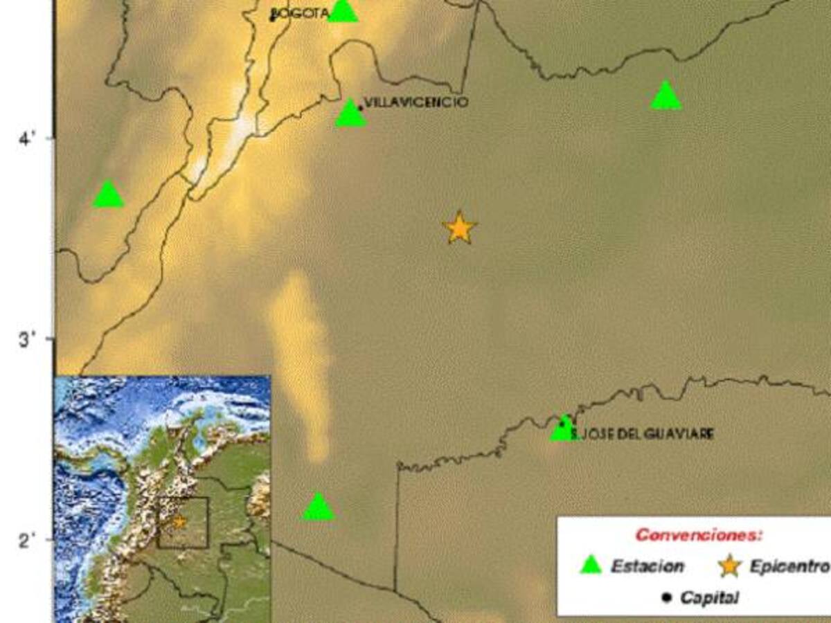 Sismo de 4,6 grados se siente en el centro del país