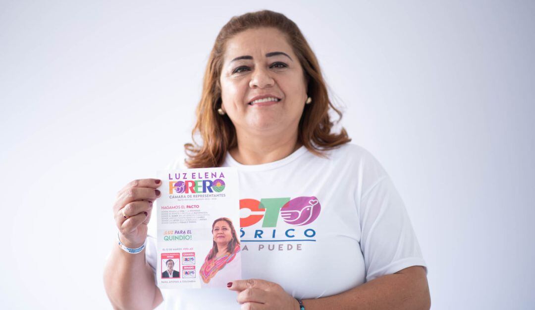 Candidata a la Cámara de Representantes, Luz Helena Forero Sierra, Pacto Histórico