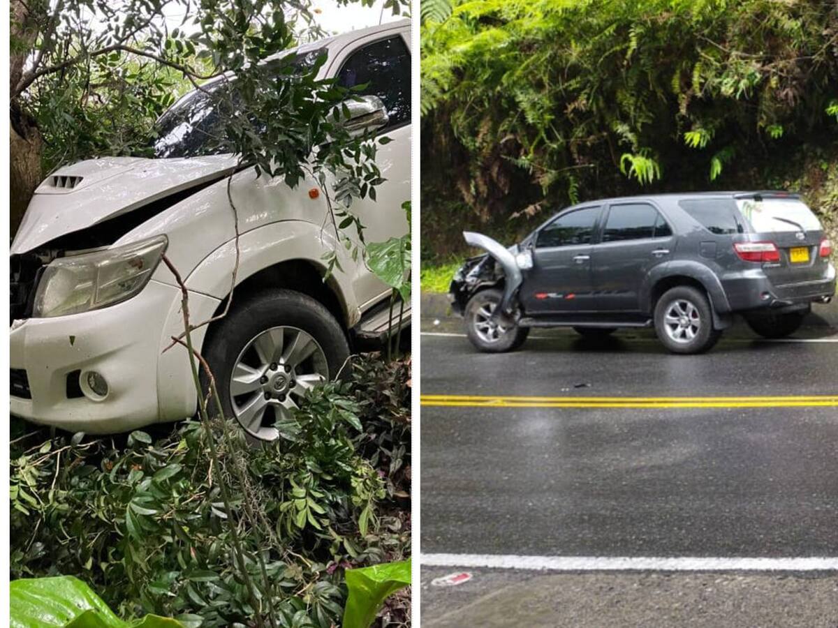 Se accidentaron dos candidatos de Santander