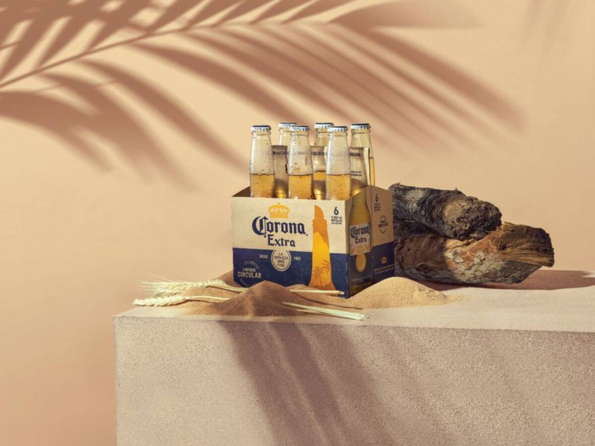Cerveza Corona transforma los residuos de la cebada en empaques