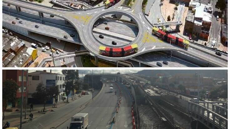 Conozca la glorieta de la NQS con Calle 6, que se entrega este mes