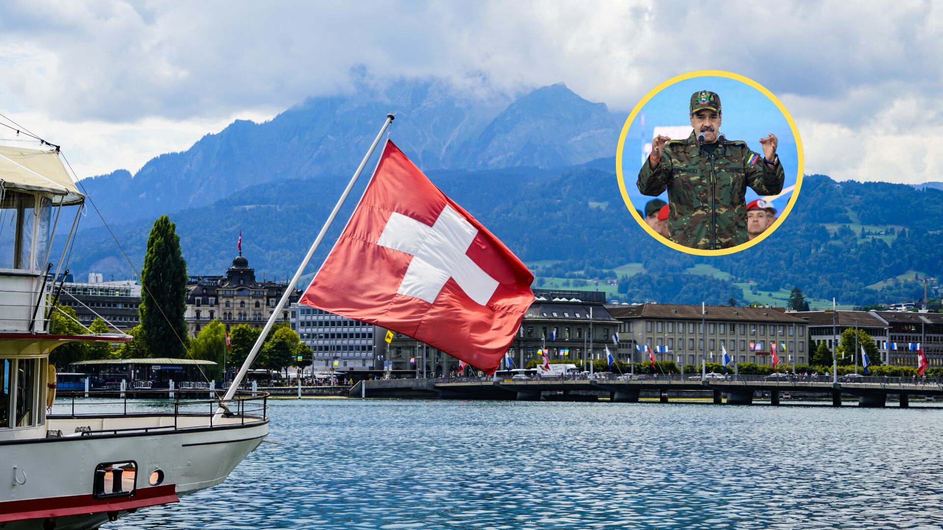 Nicolás Maduro. Foto: Jesús Vargas/Getty Images)Suiza. Foto: Getty Images.