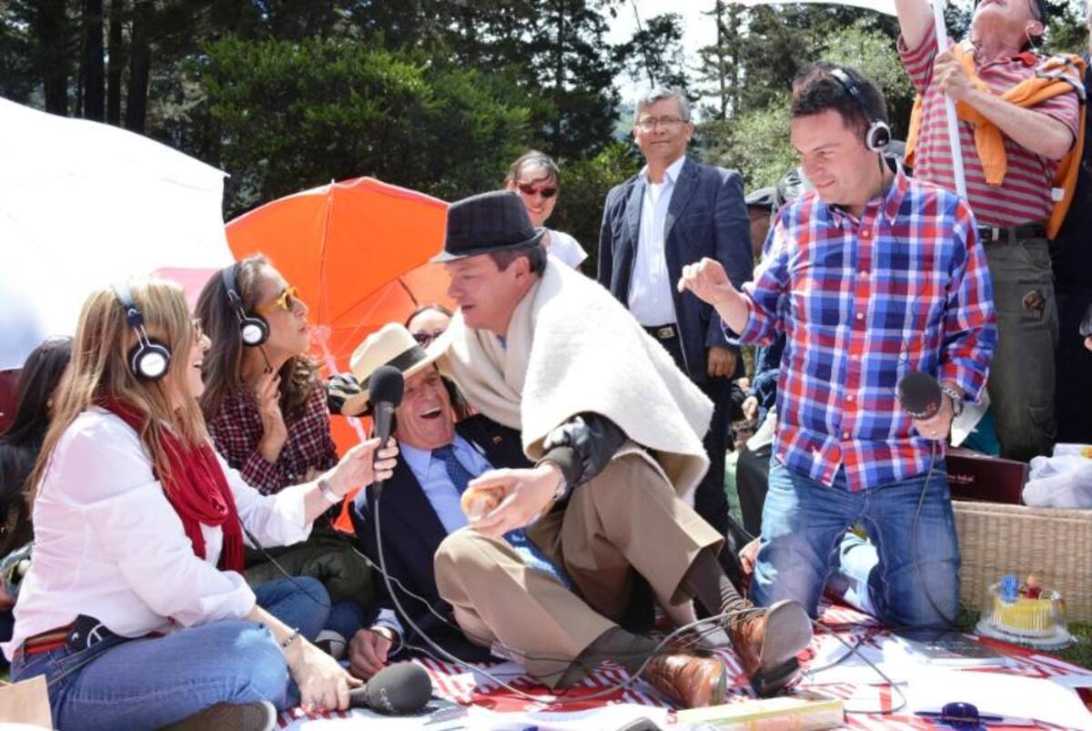 No fue convocada tanta gente pero los oyentes se encargaron de llenar el parque