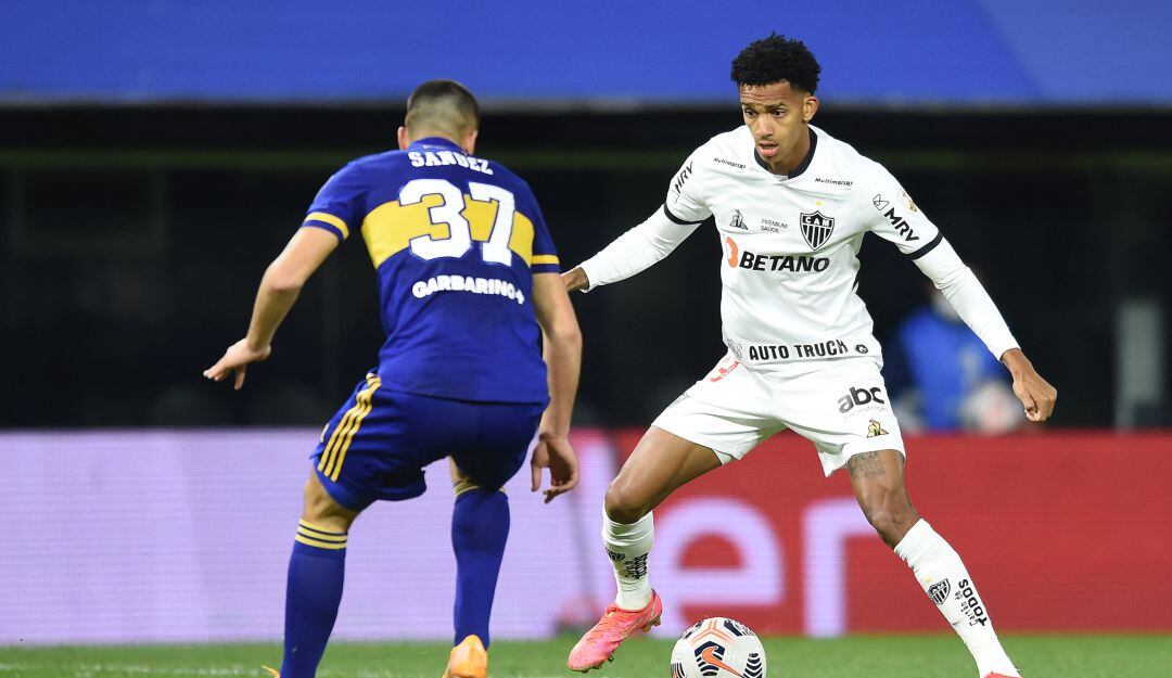 Dylan Borrero con Atlético Mineiro en la Copa Libertadores 2021