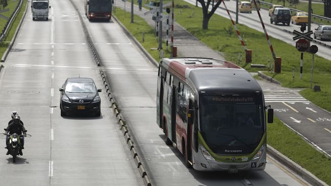 TransMilenio.