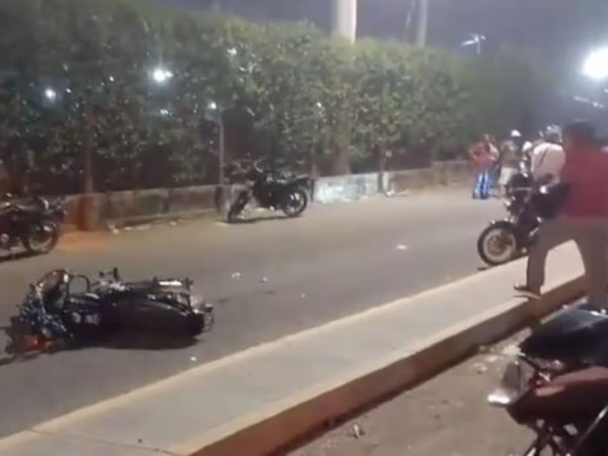 Un motociclista murió tras chocar contra un andén en la vía a Mamonal en Cartagena