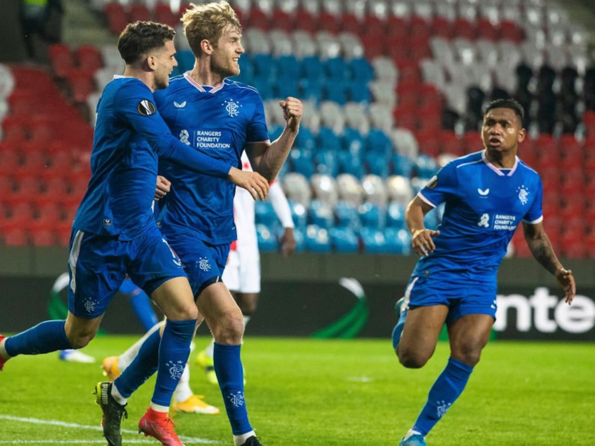 Con Alfredo Morelos como titular, Rangers empata por Europa League