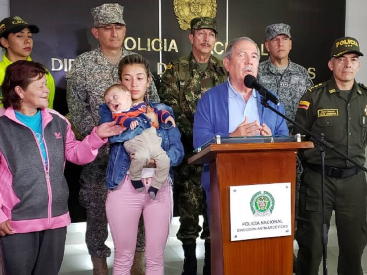Autoridades entregan sano y salvo a su familia el bebé raptado en Soacha
