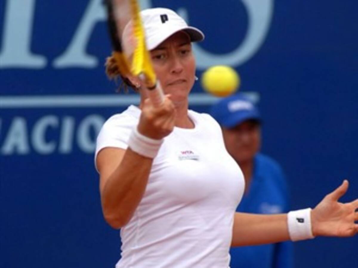 Catalina Castaño fue eliminada de la Copa Colsanitas de tenis