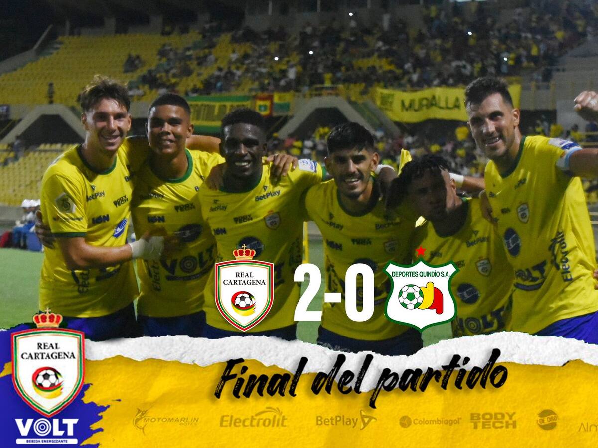 Gran victoria de Real Cartagena ante Deportes Quindío