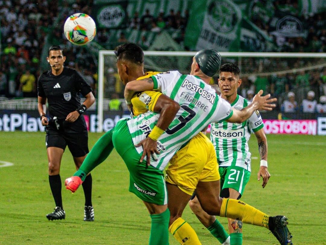Nacional y Bucaramanga empataron 1-1 en el estadio Atanasio Girardot, en el juego de ida de la Superliga / Instagram: Bucaramanga.