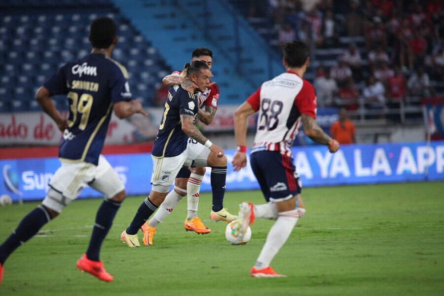 Duelo de Liga entre Junior y Millonarios / Colprensa