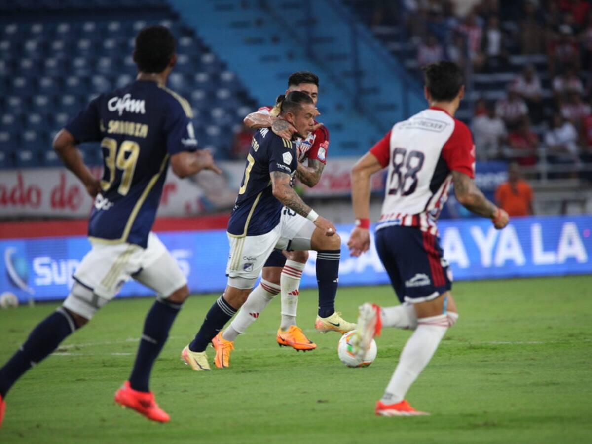 Junior empata con Millonarios y sigue sin poder asegurar su clasificación a cuadrangulares