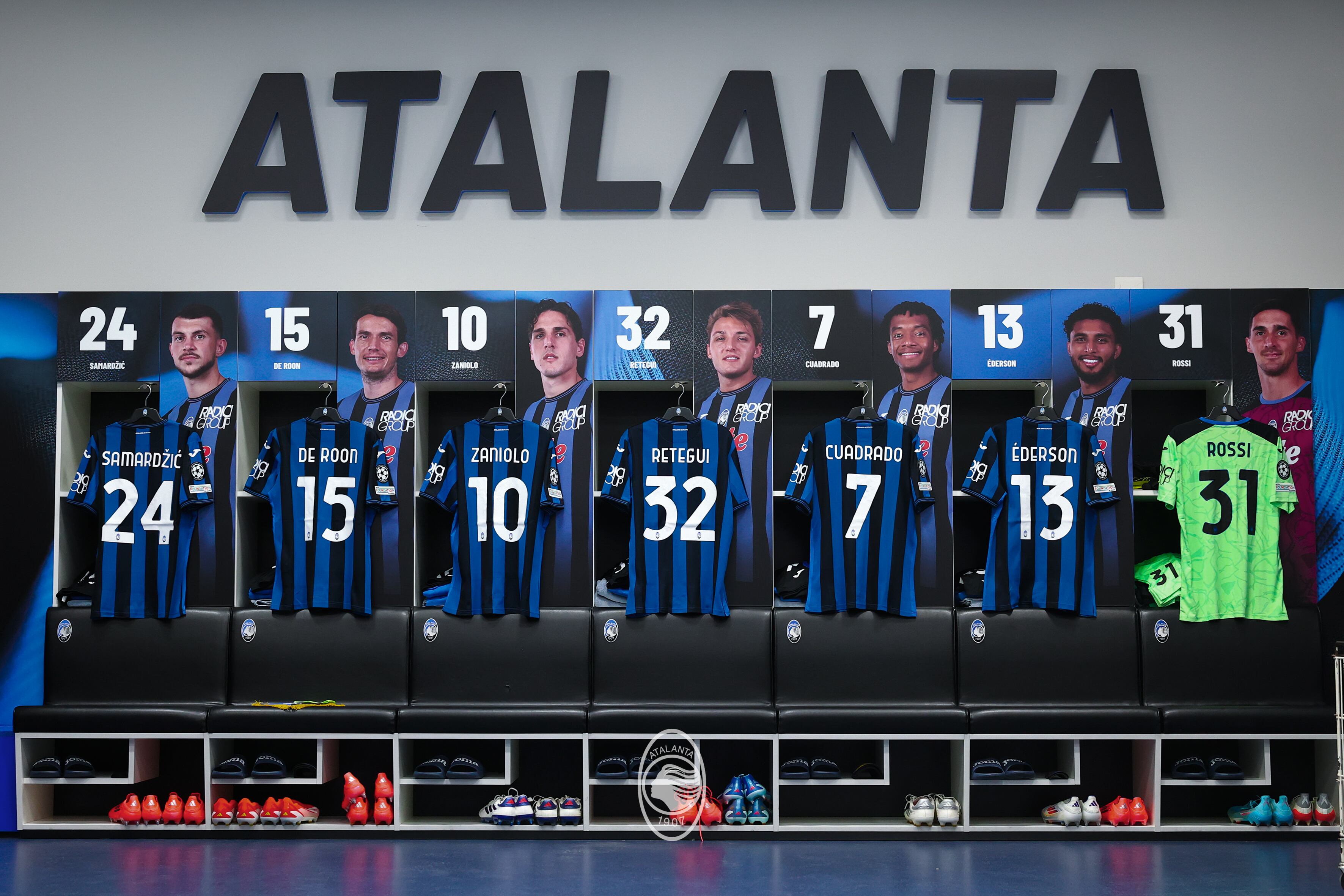 Juan Guillermo Cuadrado es suplente en Atalanta / Twitter: @Atalanta_BC