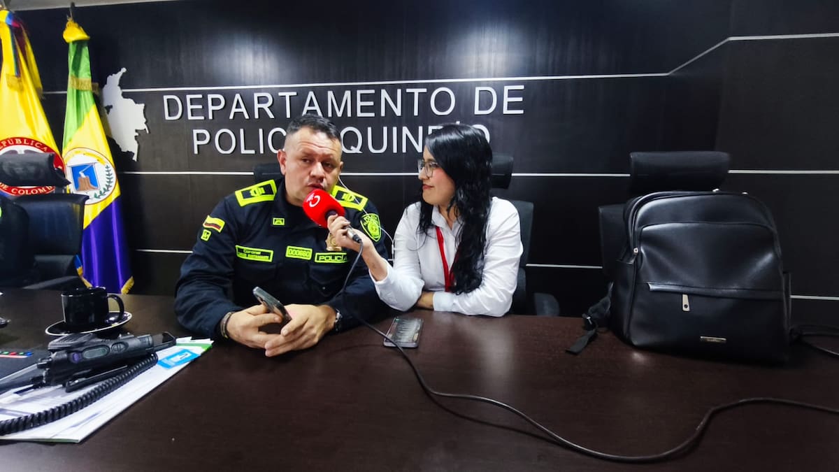 Coronel Carlos Mario Bustamente, comandante Policía, Quindío
