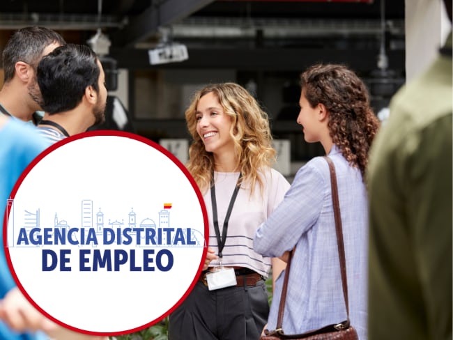 Imagen de referencia, foto Getty images y logo de la Agencia Distrital de Empleo de Bogotá 