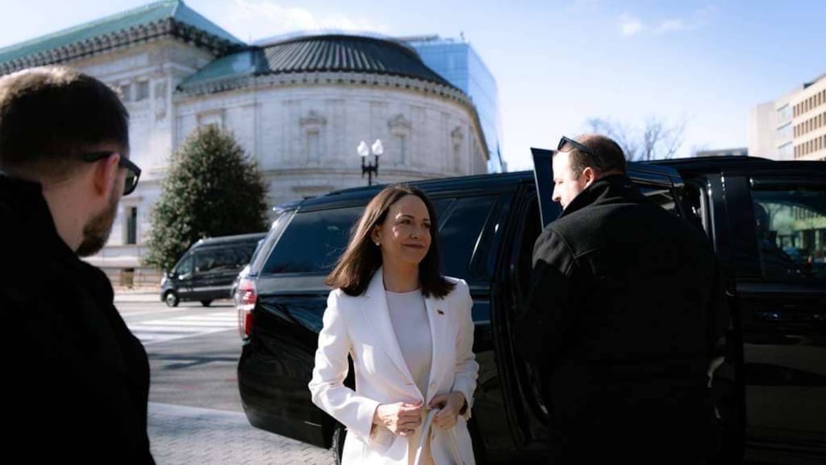 Reunión entre Machado y Trump: almuerzo privado y reunión sin cámaras sobre transición venezolana