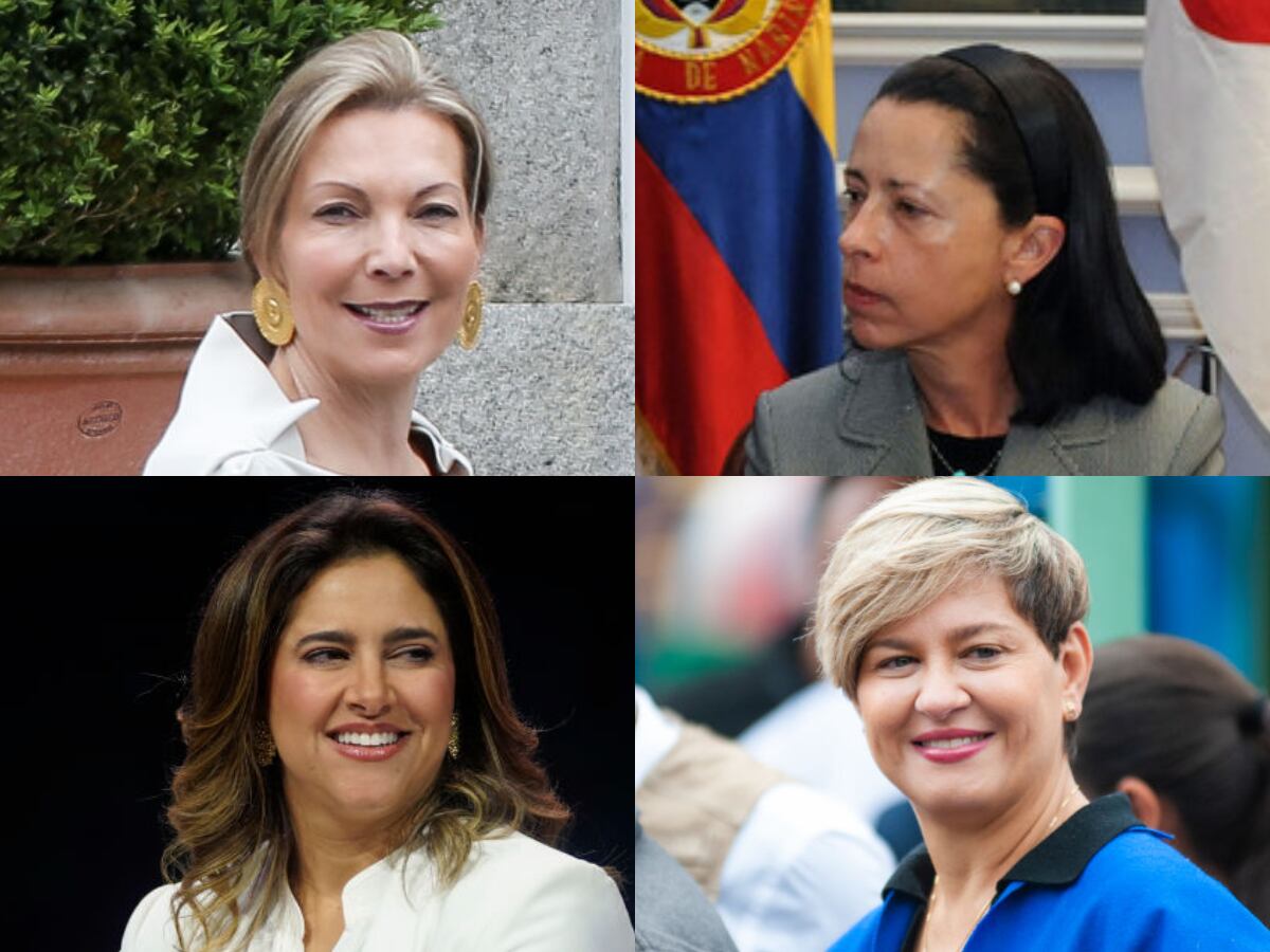 María Clemencia Rodríguez, Lina Moreno, María Juliana Ruiz y Verónica Alcocer.