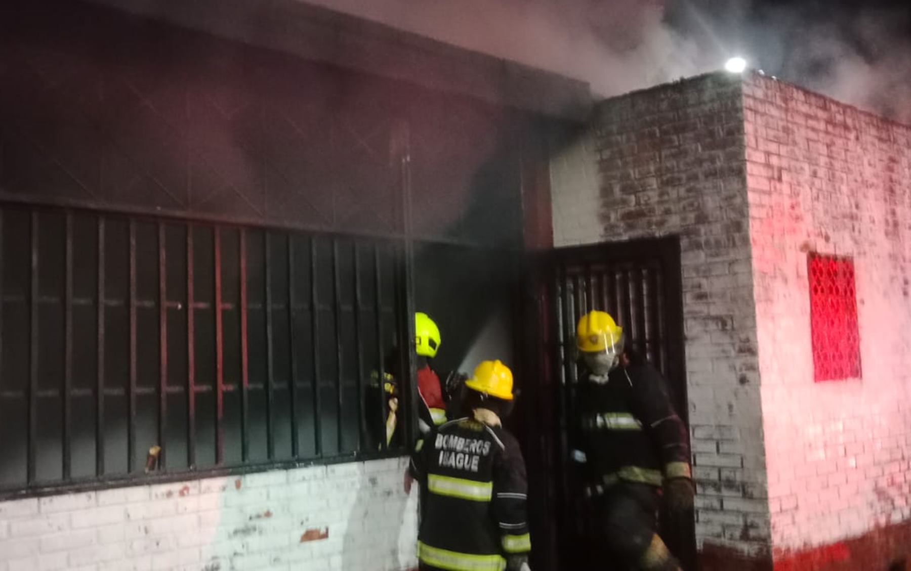 Incendio en el barrio La Granja de Ibagué