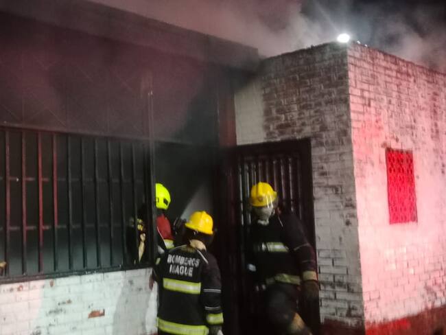 Incendio en el barrio La Granja de Ibagué