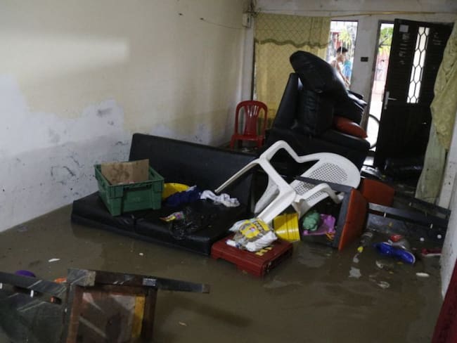 90 casas inundadas en Malambo y Tubará por desbordamiento de arroyos