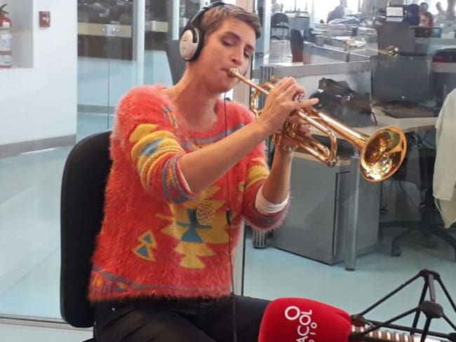 Maite Hontelé: “A la Orquesta Aragón le encantó cuando toqué mi trompeta”