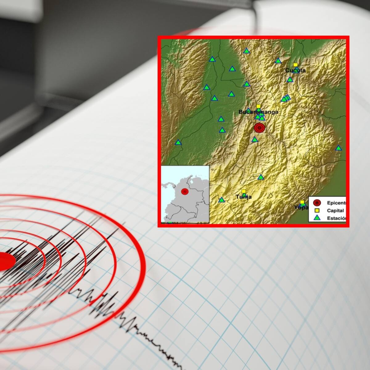 Fuerte temblor sacudió a Colombia este martes, 17 de marzo: epicentro en Santander