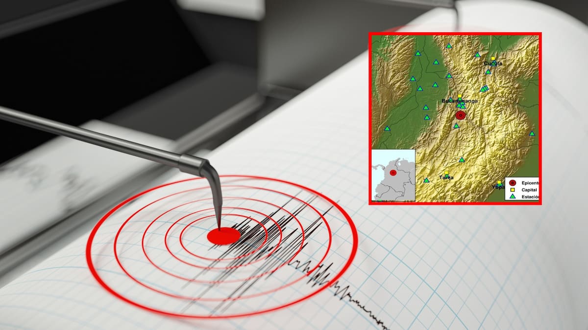 Fuerte temblor sacudió a Colombia este martes, 17 de marzo: epicentro en Santander